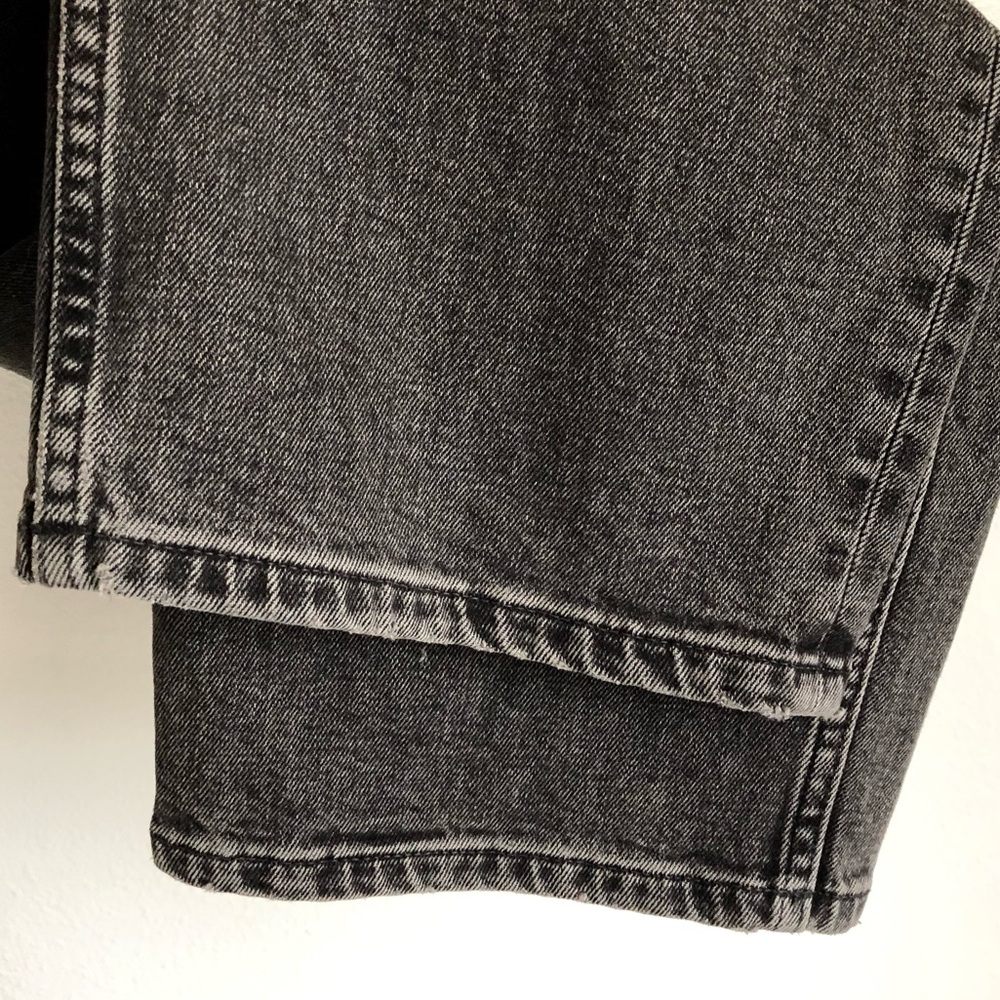 NWT Everlane The Way High Organic Cotton Straight Leg Jeans | Black, Size 30 - Picture 3 of 12